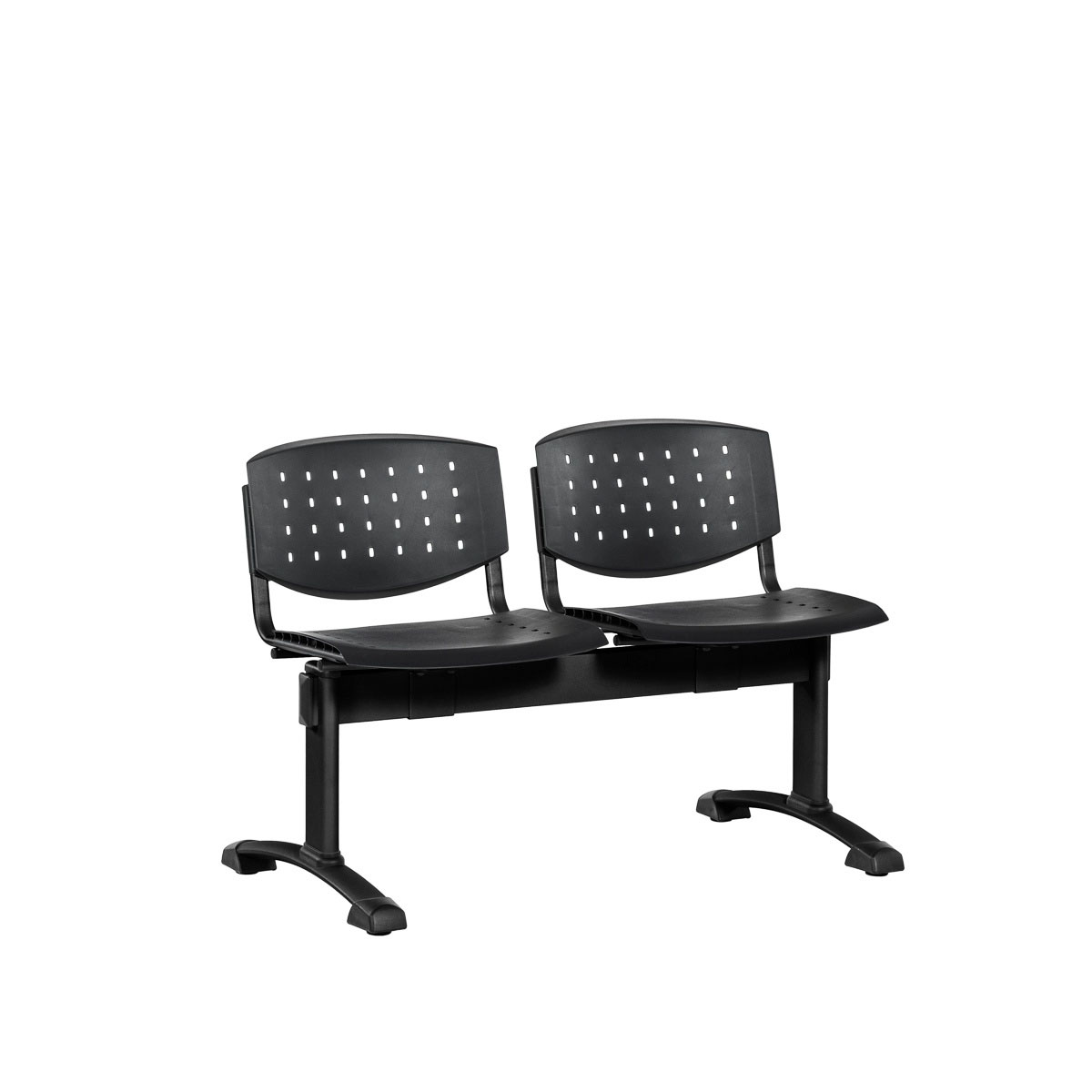 Посетителска пейка Taurus P Black 2-места